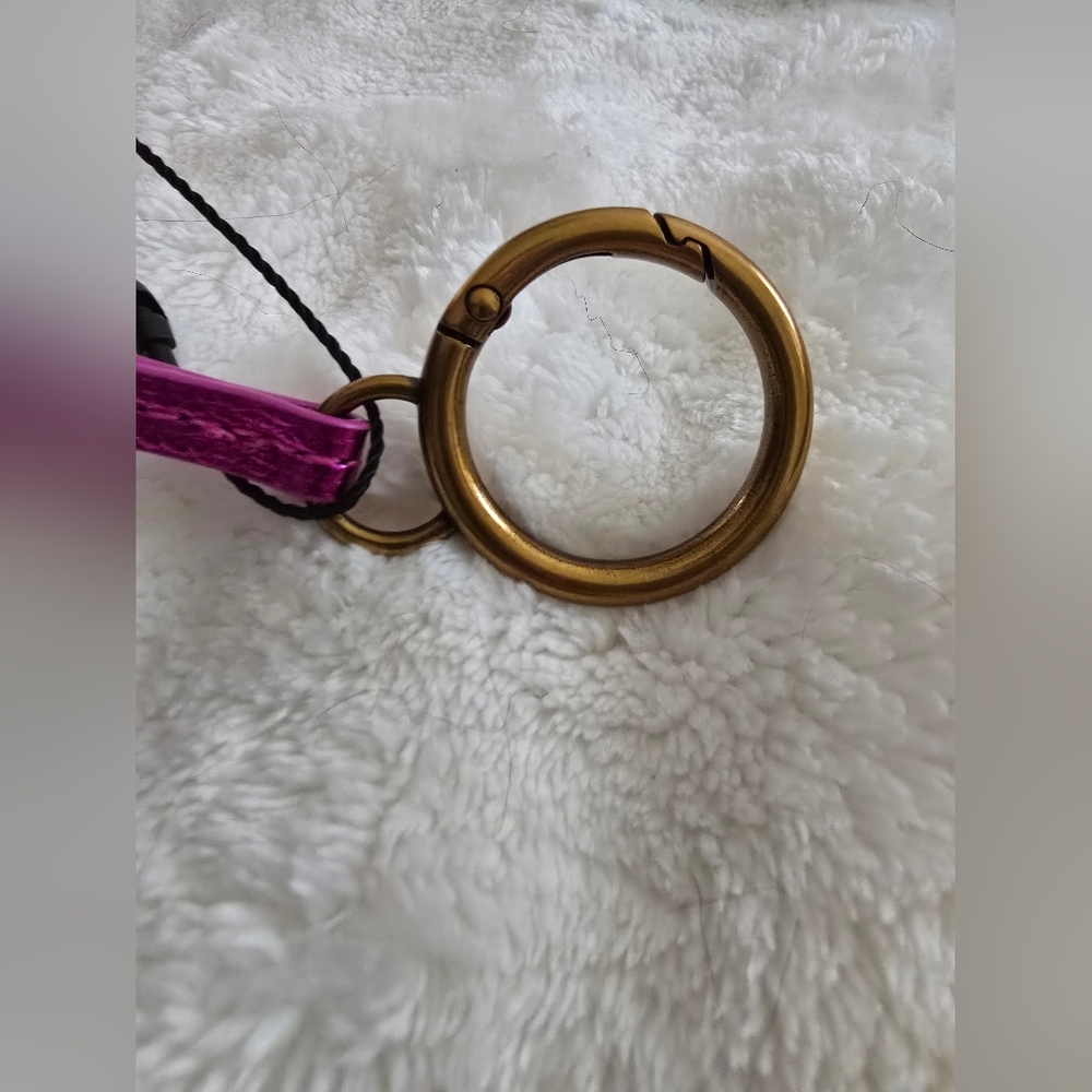 Kurt Geiger Eagle Pom Pom Bag Charm - Picture 8 of 10